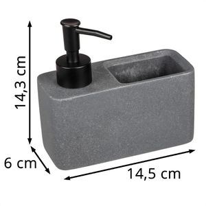 Produktbild für Spülmittelspender Wenko Resa 54669100, grau