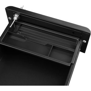 Produktbild für Rollcontainer Songmics OFC030B01, aus Metall, schwarz