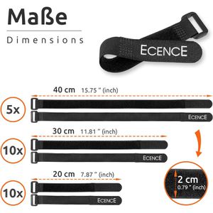 Produktbild für Kabelbinder ECENCE Universell, mit Klettverschluss