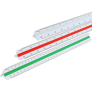 Produktbild für Dreikantmaßstab Rumold DUO 1555/DIN/30, 30cm