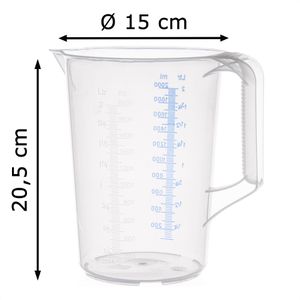 Produktbild für Messbecher Contacto 3078/200, aus Kunststoff