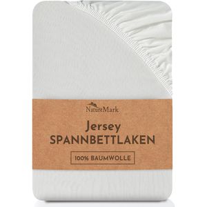 Produktbild für Spannbettlaken NatureMark Jersey, 120 x 200 cm