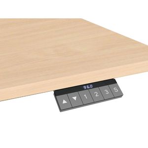 Produktbild für Schreibtisch Geramöbel Elevate Home, buche/silber