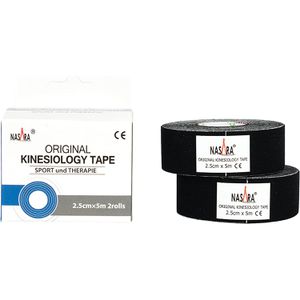Kinesio-Tape Nasara Original, schwarz