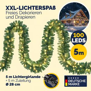 Produktbild für Weihnachtsgirlande CASARIA 101778, für innen und außen IP44