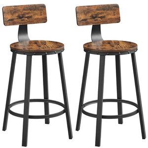 Barhocker Vasagle LBC076B01, mit Lehne