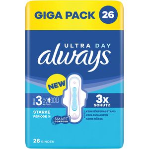Damenbinden always Ultra Day Long Plus, Größe 3