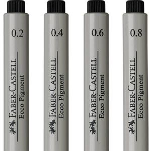 Produktbild für Fineliner Faber-Castell Ecco Pigment, schwarz