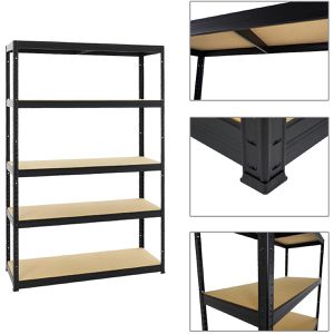 Produktbild für Schwerlastregal PROREGAL Big Elephant S, 5 Holzböden