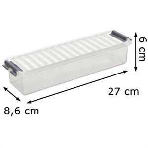 Produktbild für Aufbewahrungsbox Sunware Q-Line Box 81800609, 0,9L