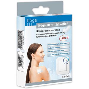 Produktbild für Pflaster Höga Derm Silkofix, 5 Strips