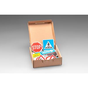 Produktbild für Lernspielzeug Wissner MAG-Pap Verkehrszeichensatz