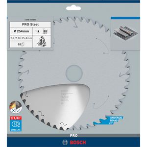 Produktbild für Kreissägeblatt Bosch PRO Steel, 2608844867