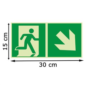 Produktbild für Hinweisschild Abtec ISO 7010 E002+E006 Kunststoff