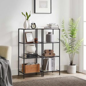 Produktbild für Bücherregal Vasagle LGT028B61, schwarz