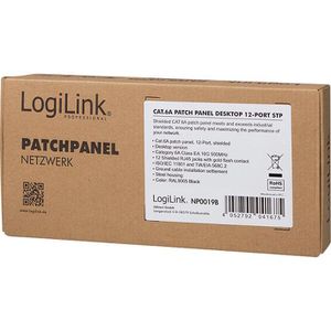 Produktbild für Patchpanel LogiLink NP0019B, Cat 6A