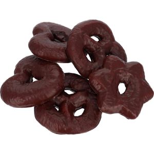 Produktbild für Lebkuchen Weiss Herzen Brezeln Sterne