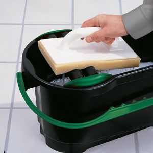 Produktbild für Fliesenwaschset Berg PREMIUM, Eimer mit Rädern, 24 Liter