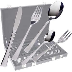 Besteck-Set Gräwe Würzburg, mit Besteckkoffer, Edelstahl 18/0