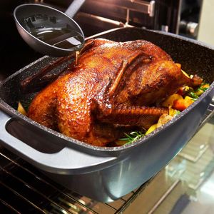 Produktbild für Bräter STONELINE XXL 10560 grau, aus Aluguss