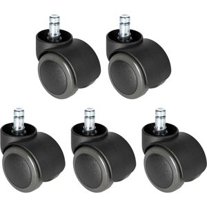 Stuhlrollen hJh-OFFICE ROLO FREE, 5 Stück