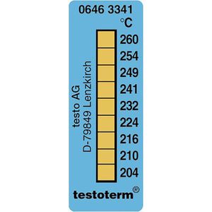Produktbild für Temperaturmessstreifen Testo 0646 3341 Testoterm, irreversibel