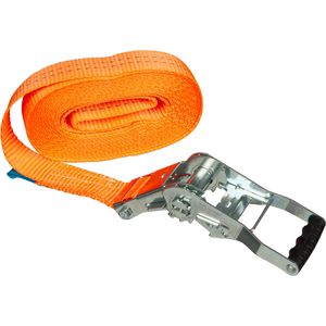 Produktbild für Spanngurt Feldtmann TECTOR, orange, mit Ratsche