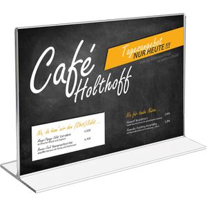 Tischaufsteller HMF 46925, A4 quer