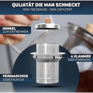 Produktbild für Tee-Kanne Clidor Glas