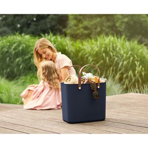 Produktbild für Einkaufskorb Rotho Albula Multibag Style, midnight blau
