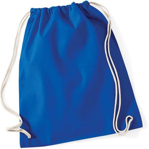 Produktbild für Turnbeutel Westford-Mill W110 Cotton Gymsac, bright royal