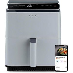 Cosori Fritteuse Dual Blaze XXL, CAF-P583S-AEUR, 1700 W, Heißluftfritteuse, mit App, für 6,4 Liter