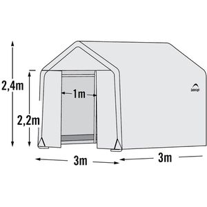 Produktbild für Gewächshaus ShelterLogic SL70680, 9 m² Fläche