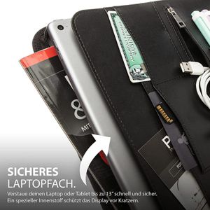 Produktbild für Schreibmappe Vebon Rom, phantomgrau, Kunstleder
