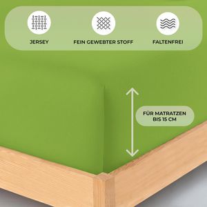 Produktbild für Spannbettlaken Buymax Jersey, 70 x 140 cm