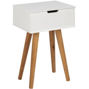 Nachttisch AC-Design Mitra, weiß