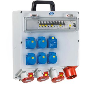 Produktbild für CEE-Stromverteiler as-Schwabe Fixo 6 Max, mobil, für außen