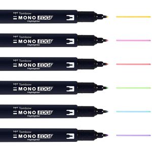 Produktbild für Textmarker Tombow MONO edge, 6 Stück
