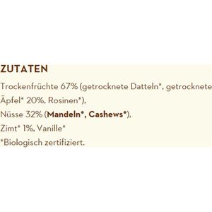 Produktbild für Fruchtriegel Raw-Bite Rohkost Apple Cinnamon, BIO