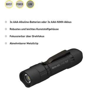 Produktbild für Taschenlampe Ledlenser Solidline SL6 LED, Batterie