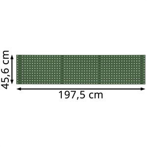Produktbild für Werkzeugwand ADB 23010, grün, aus Metall