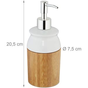 Produktbild für Seifenspender Relaxdays Bambus, 100288120