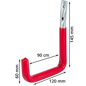 Produktbild für Wandhaken Vormann U-Form 001451004BL, Metall