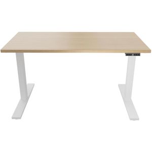 Produktbild für Schreibtisch Bisley E-WonderTech, eiche / weiß