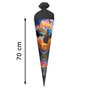 Produktbild für Schultüte Roth 677446 Monstertruck Fire