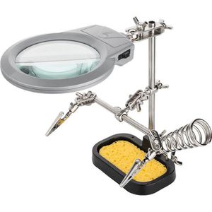 Löthilfe Goobay 51226, mit Lupe