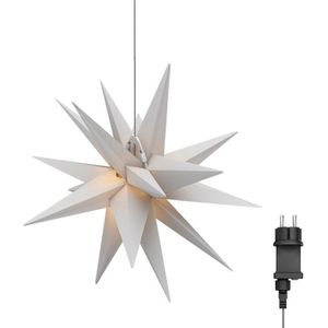 Produktbild für Weihnachtsstern Goobay 64789, weiß, innen + außen
