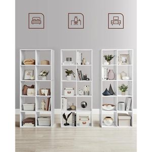 Produktbild für Bücherregal Vasagle LBC168T14, weiß