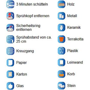 Produktbild für Klarlack Edding Permanent Spray 5200, 200 ml