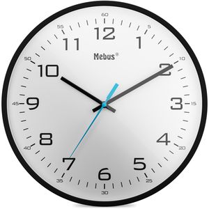 Produktbild für Wanduhr Mebus 16247, Kunststoff, analog, Quarzuhr